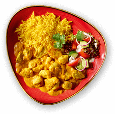 Chicken Makhan mit Basmati-Reis
